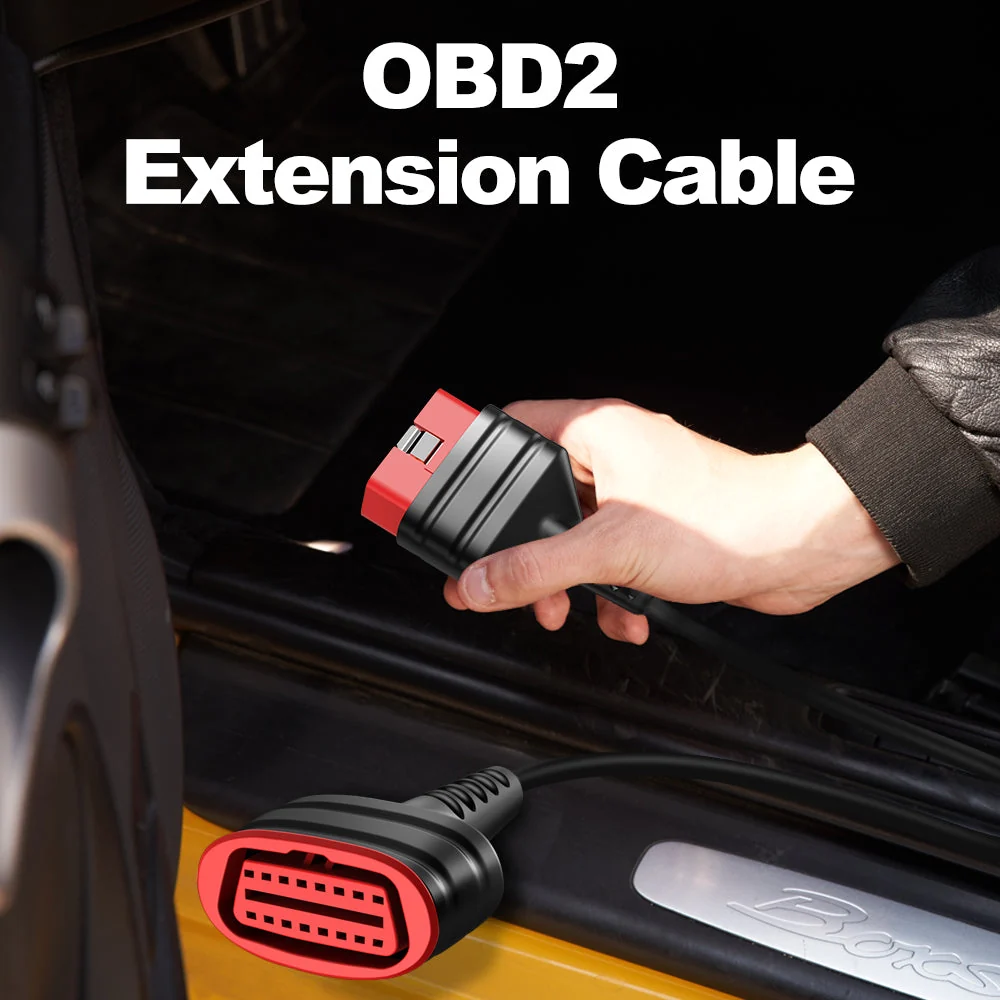Thinkcar OBD2 Extension Cable - 19" Replacement 16 Pin OBD2 Extension Cable Adapter Cord For Vehicle Diagnostic Tool Scanner - Image 5