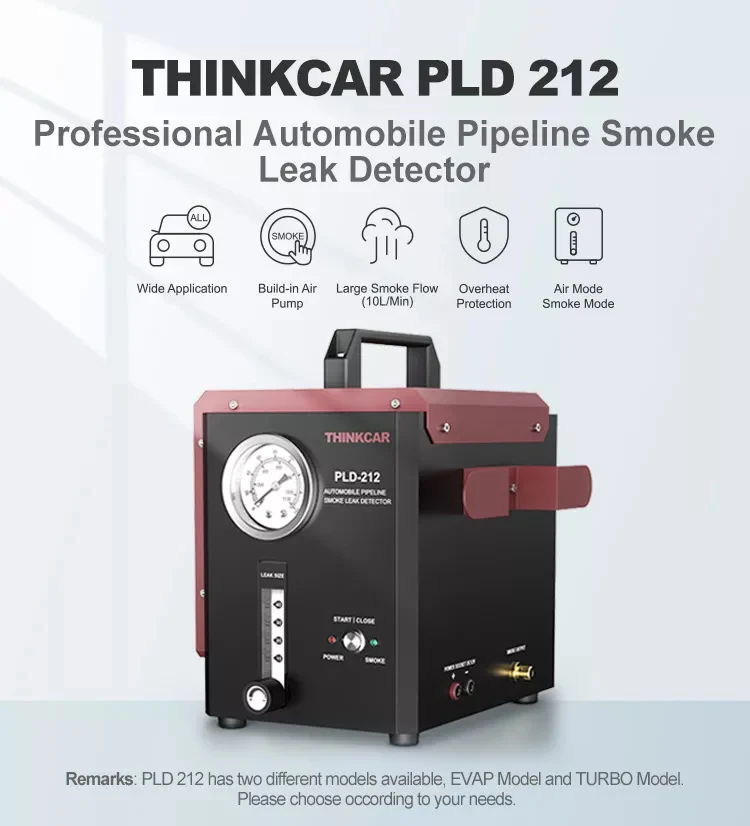 Thinkcar PLD 212 TURBO Mode - Professional Auto Pipeline Smoke Leak Detector Diagnostic Tool - Image 5