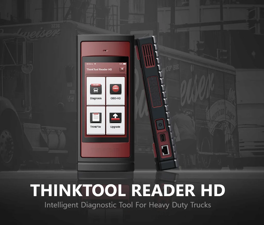 Thinkcar ThinkTool Reader HD - 5" Professional OBD2 Scanner For Heavy Duty Commercial Vehicles Automotive Diagnostic Equipment - Image 5