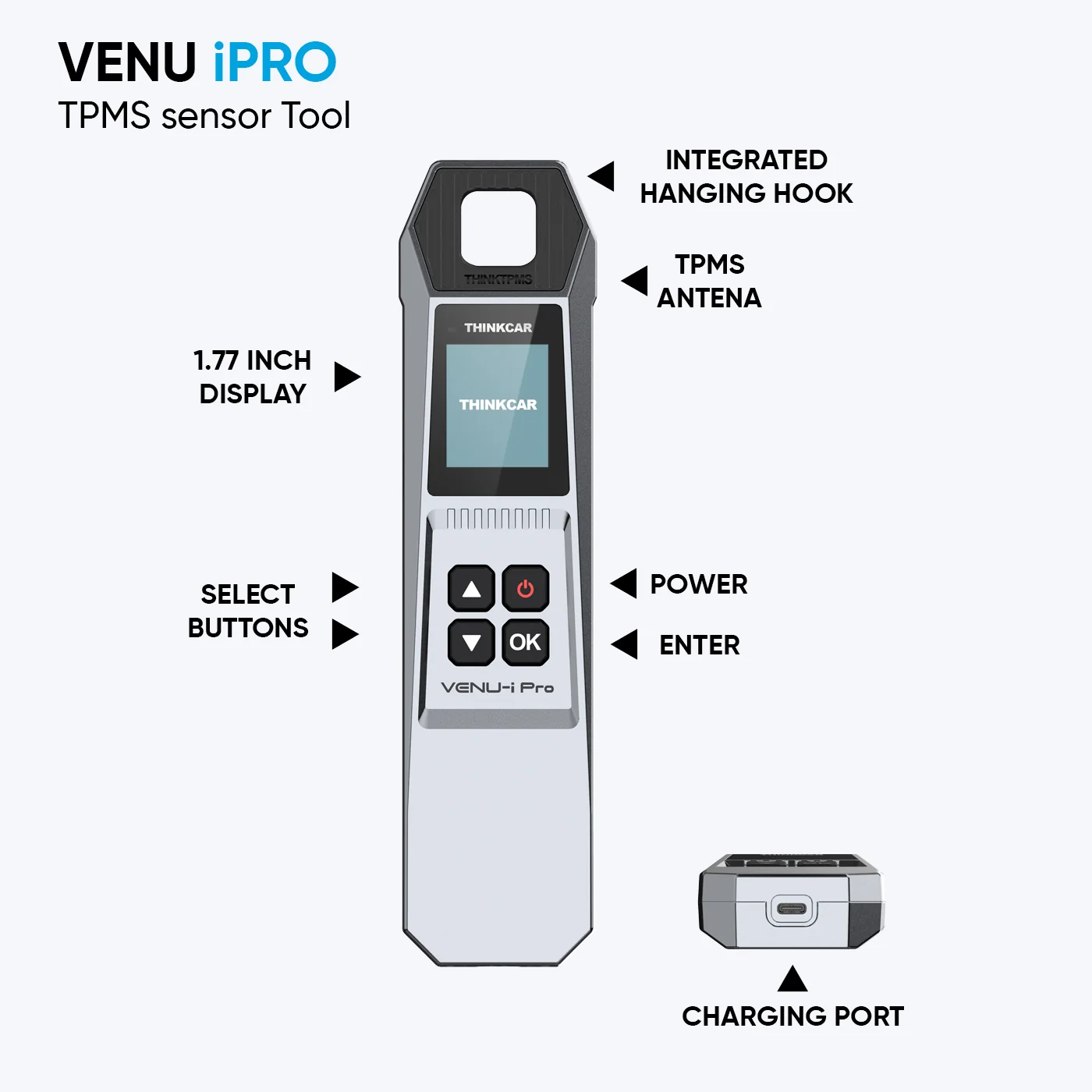 Thinkcar VENU iPRO TPMS Sensor Activation & Programming Tool - Intelligent Tire Pressure Monitoring System Diagnostic Device - Image 5